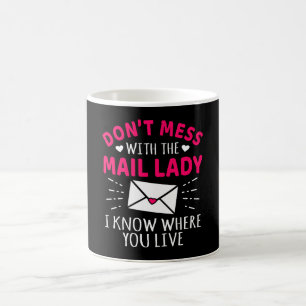 Nicht mit der schicken Lady Funny Postal-Mitarbeit Kaffeetasse