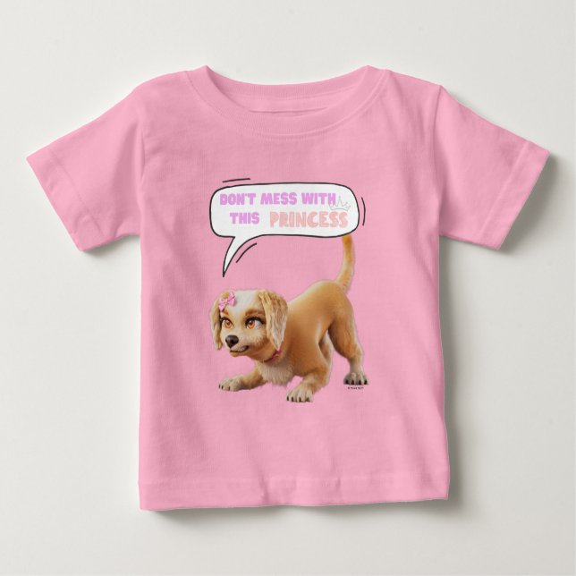 Nicht mit dieser Prinzessin durcheinander bringen Baby T-shirt (Vorderseite)