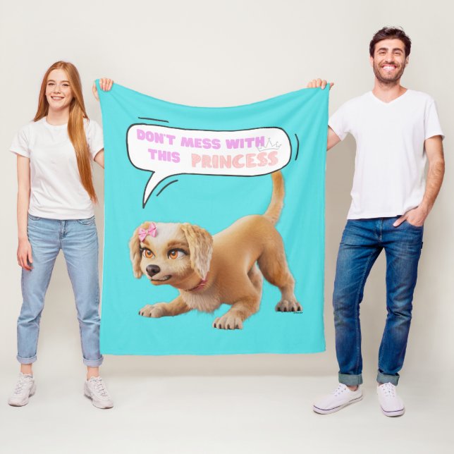 Nicht mit dieser Prinzessin durcheinander bringen Fleecedecke (Beispiel)