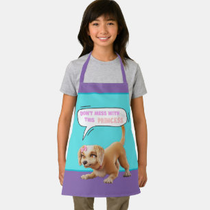 Nicht mit dieser Prinzessin durcheinander bringen Schürze