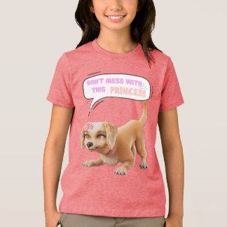 Nicht mit dieser Prinzessin durcheinander bringen Tri-Blend Shirt