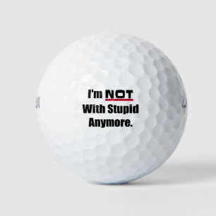 Nicht mit dummen Scheidungen noch lustiger brechen Golfball