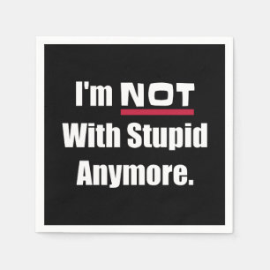 Nicht mit dummen Scheidungen noch lustiger brechen Serviette