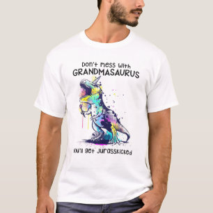 Nicht mit Grandmasaurus T Rex Dinosaurier Juras du T-Shirt