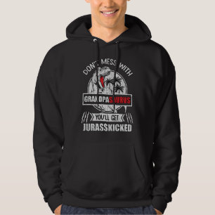 Nicht mit Großvater Saurus Dinosaurier Vater Hoodie
