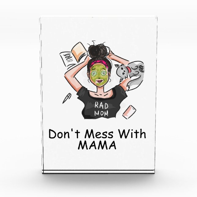 Nicht mit Mama durcheinander bringen Fotoblock (Vorderseite)