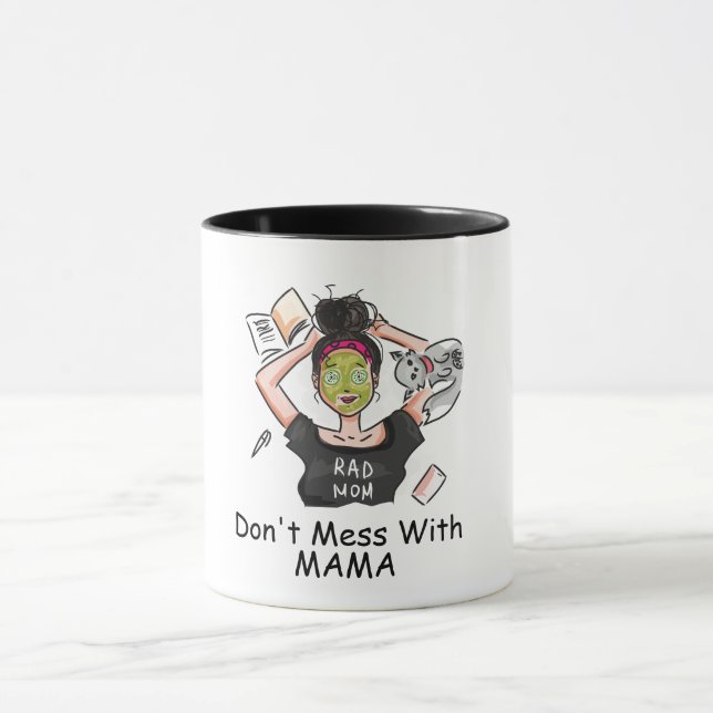 Nicht mit Mama durcheinander bringen Tasse (Zentrum)
