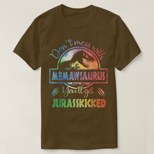 Nicht mit MemawSAURUS durcheinander bringen, Juras T-Shirt (Design vorne)