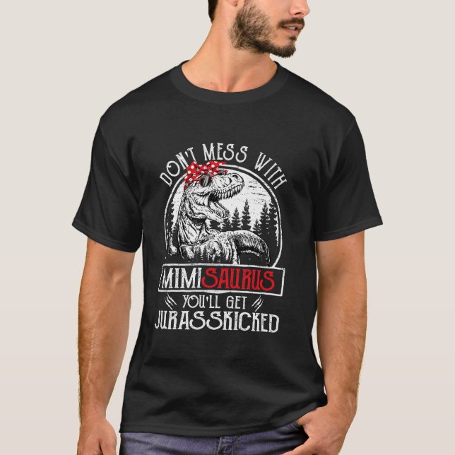 Nicht mit Mimisaurus durcheinander bringen T-Shirt (Vorderseite)