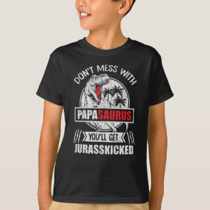 Nicht mit Papa Saurus Dinosaur Familienvater durch T-Shirt