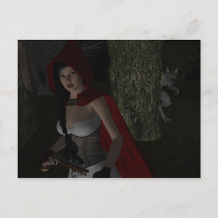 Nicht mit Rot durcheinander Postkarte