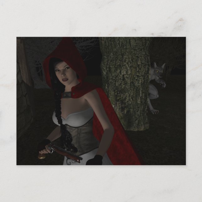 Nicht mit Rot durcheinander Postkarte (Vorderseite)