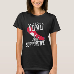 Nicht Nepal, sondern unterstützender Tourist Nepal T-Shirt