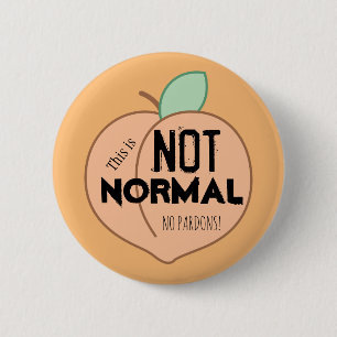 Nicht normaler Orangendruckknopf Button
