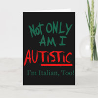 Nicht nur bin ich autistisch, ich bin auch Italien