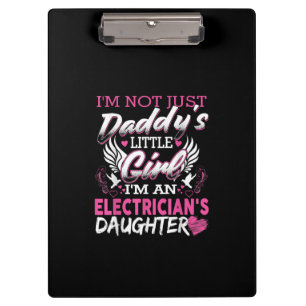 Nicht nur Daddy Little Girl, ich bin ein Elektro-G Klemmbrett