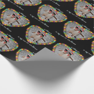 Nicht nur für Weihnachtswrapping Paper (schwarz) Geschenkpapier