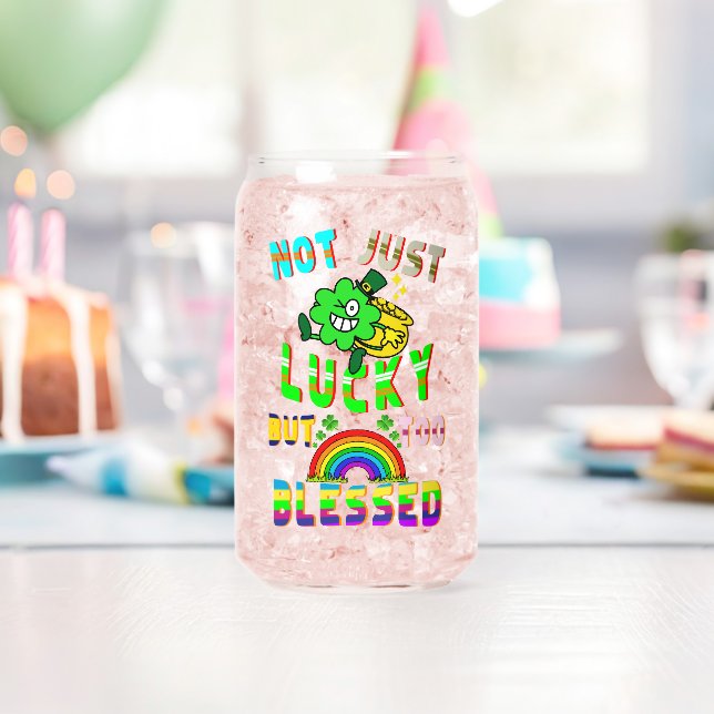 Nicht nur Glück, sondern zu gesegnet Dosenglas (Insitu (Geburtstag))