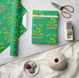 Nicht nur Glück, sondern zu gesegnet Geschenkpapier