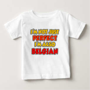 Nicht nur perfekt belgisch baby t-shirt