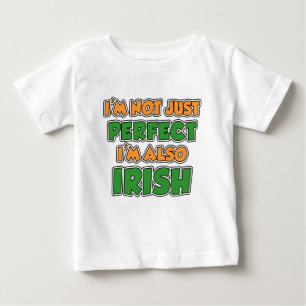 Nicht nur perfekt irisch baby t-shirt
