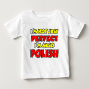 Nicht nur perfekt Polnisch Baby T-shirt