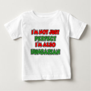 Nicht nur perfekt Ungarisch Baby T-shirt