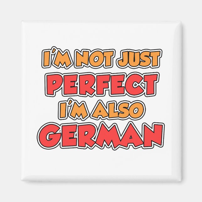 Nicht nur perfektes deutsches Magnet (Vorne)
