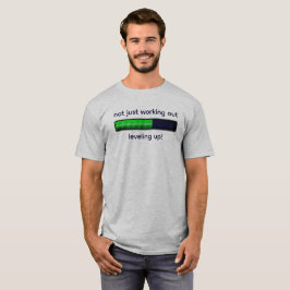 "Nicht nur trainieren, auflehnen", lustiger Fitnes T-Shirt