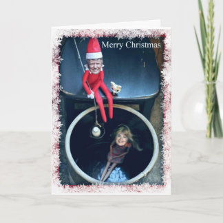 Nicht offizielle Donald- Trumpweihnachtskarte Feiertagskarte