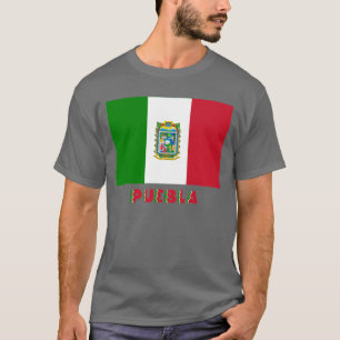 Nicht offizielle Flagge Pueblas T-Shirt