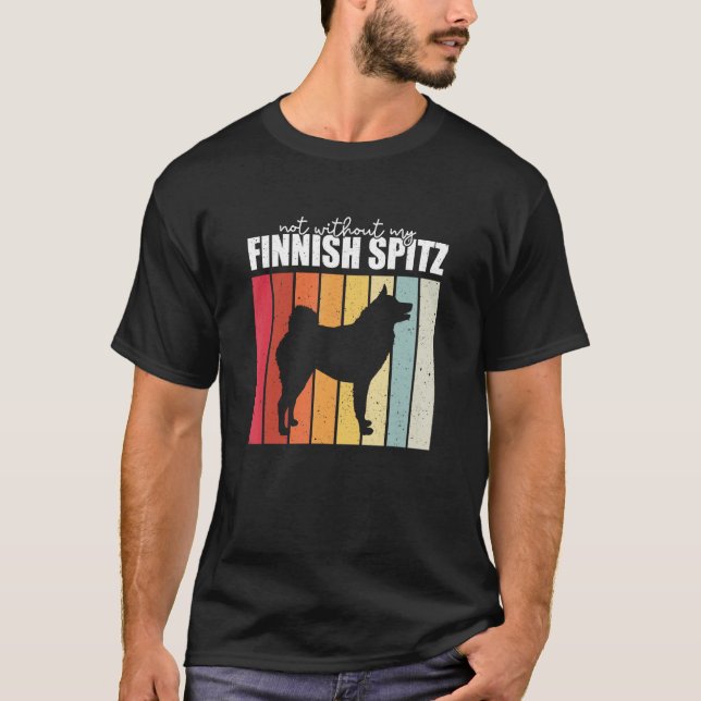 Nicht ohne meinen Finnischen Spitz T-Shirt (Vorderseite)