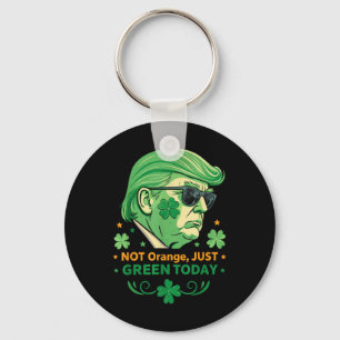 Nicht Orange, nur grün heute - Funny Trump St. Schlüsselanhänger