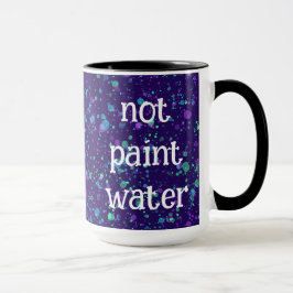 Nicht Paint Water Funny Paint Spritzer Kaffee Tass Tasse