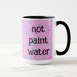 Nicht Paint Water Funny Pink Spritzer Kaffee Tasse