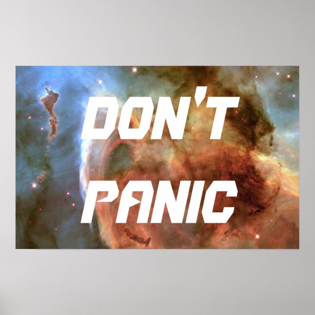 NICHT PANIC POSTER (Vorne)