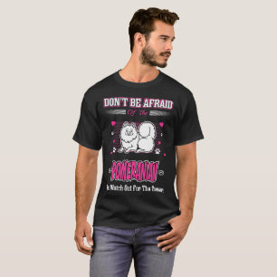 Nicht passen ängstlichSpitz-Hund heraus T-Shirt