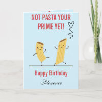 Nicht Pasta, Ihr Premierminister noch Geburtstag