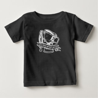 Nicht perfekt, nicht hübsch, aber fertig baby t-shirt