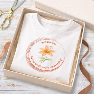 Nicht perfektes blumiges Inspirations-T-Shirt Tri-Blend Shirt
