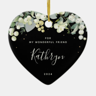 Nicht-Photo-Personalisierung für jeden Weihnachten Keramik Ornament