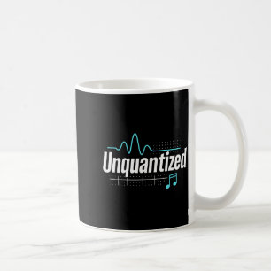 Nicht quantisierter Musikproduzent Musiker Grafik Kaffeetasse