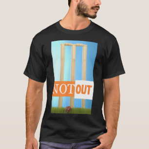Nicht raus Cricket-Trikot Cricket India Farben T-Shirt