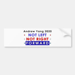 NICHT RICHTIG - Andrew Yang 2020 Autoaufkleber