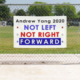 NICHT RICHTIG  - Andrew Yang 2020 Banner