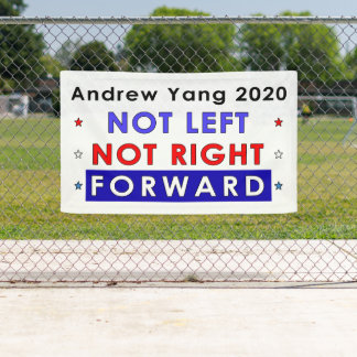 NICHT RICHTIG  - Andrew Yang 2020 Banner