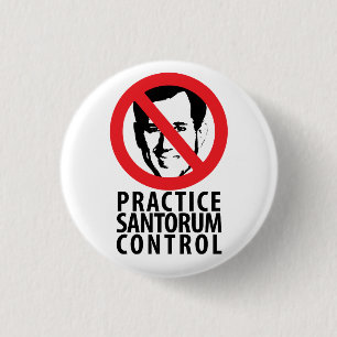 Nicht Rick Santorum im Jahre 2012 Button