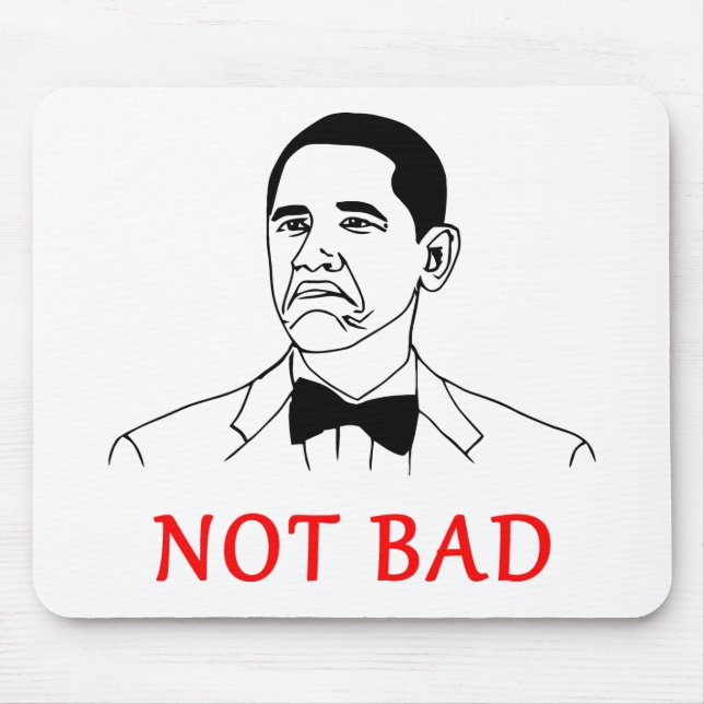Nicht schlecht - meme mousepad (Vorne)