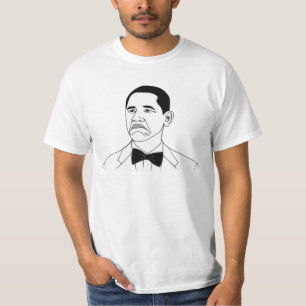Nicht schlechtes Barack Obama Raserei-Gesicht Meme T-Shirt