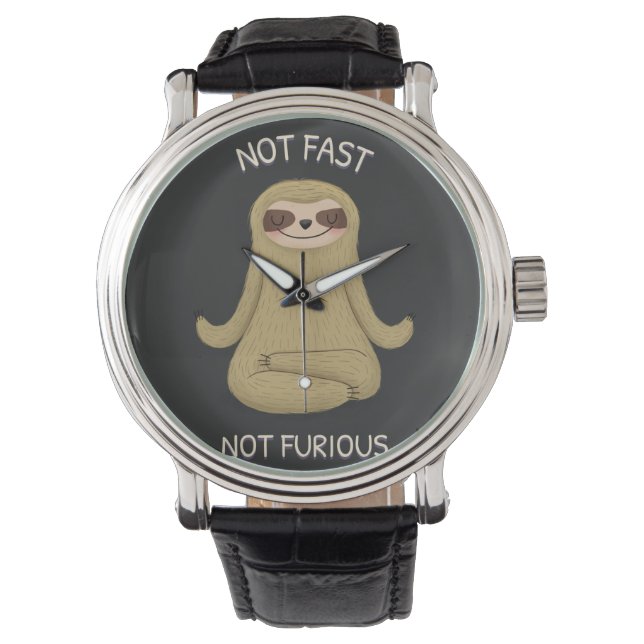 Nicht schnell, nicht wütend armbanduhr (Vorderseite)